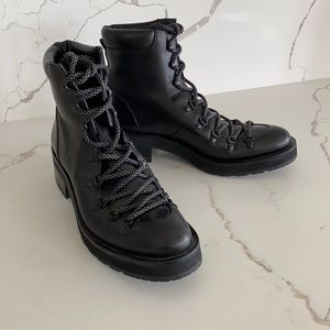 Rupert Sanderson of London lace up combat boot